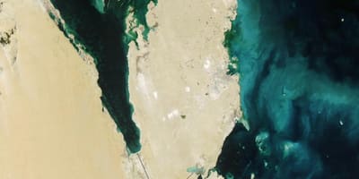 Mapa de satélite de qatar 
