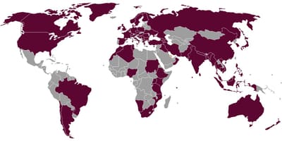 Qatar airlines destinos mapa