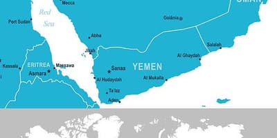 Mapa de ubicación de qatar